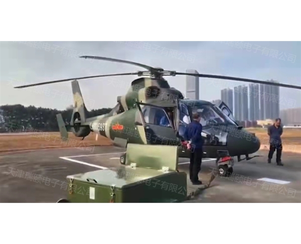 中航天津军用直升机启动